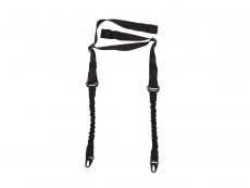 2-Punkt Bungee sling, schwarz