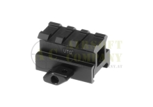 UTG Low-Profile Compact Riser Mount, 0.5 High, 3 Slots