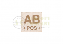 AB Pos Bloodgroup Patch Desert