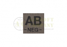 AB Neg Bloodgroup Patch Ral7013