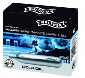 WALTHER Valve Maintainance Capsules for CO2 Guns, 5 Pcs